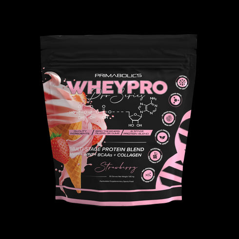 Whey Pro Strawberry White Chocolate 1.65kg Bag-Primabolics-Matakana Pharmacy